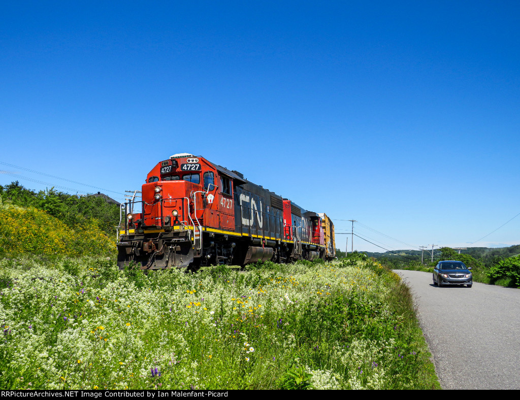 CN 4727 leads 559 in Saint Fabiem